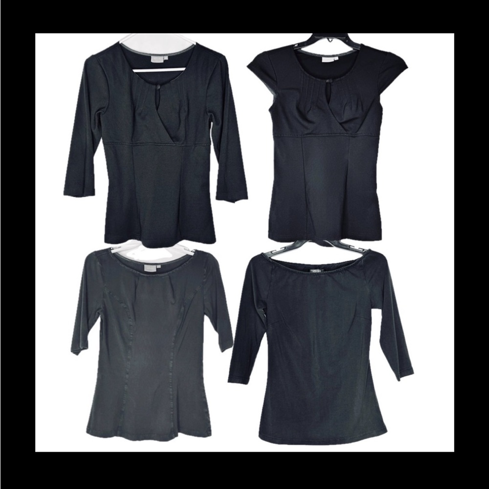 Bundle of Four Eshakti Black Tops